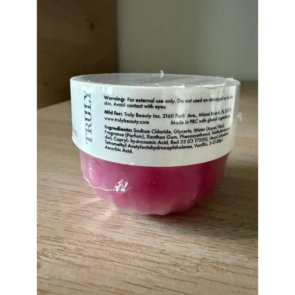 $36 Truly Strawberry Blossoms Body Scrub 8.79 oz New Sealed Vitamin C